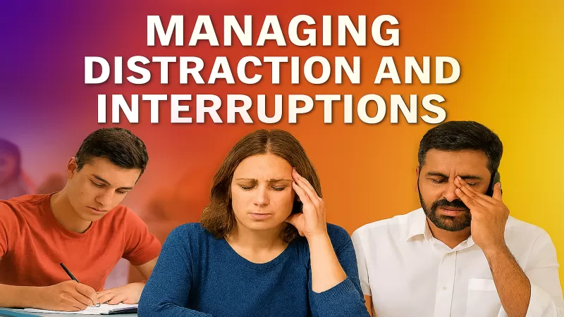Managing Distractions and Interruptions